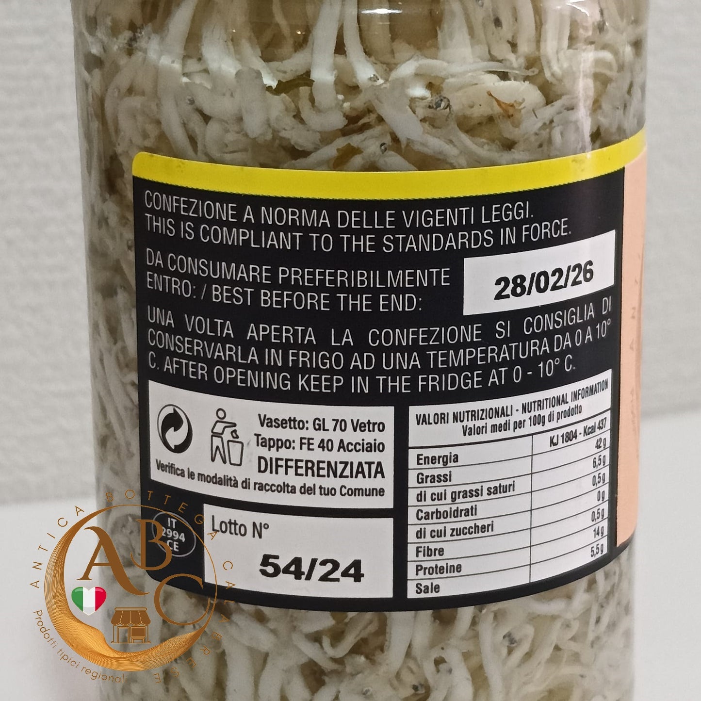 CAPRICCIO DI PESCE MARINATO DOLCE (Rosamarina Marinata) 100 e 200 gr.