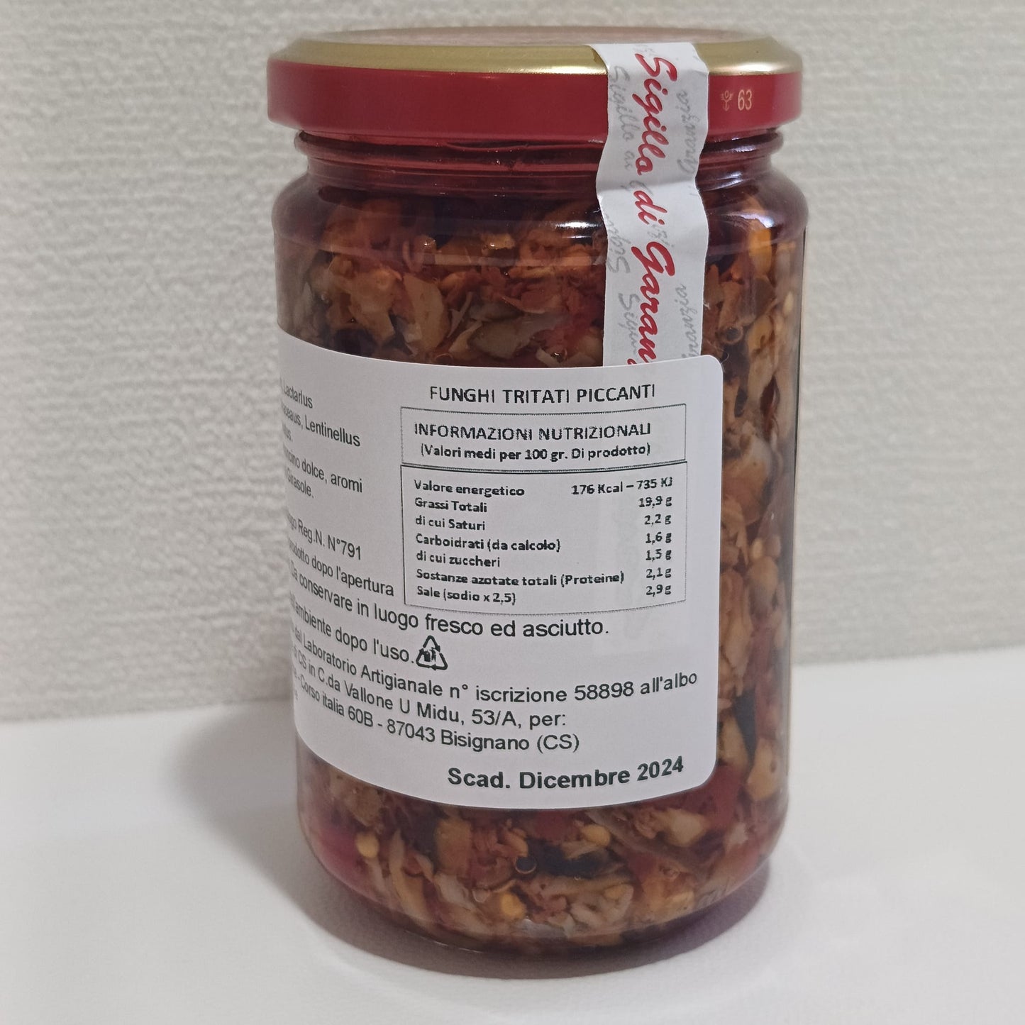 FUNGHI SILANI TRITATI DOLCI O PICCANTI 290 GR.