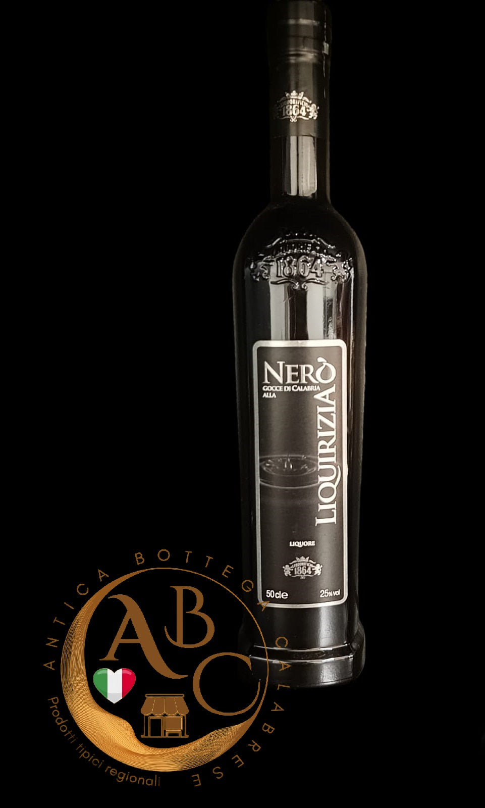 NERO' LIQUIRIZIA LIQUORE BOSCO 50 cl