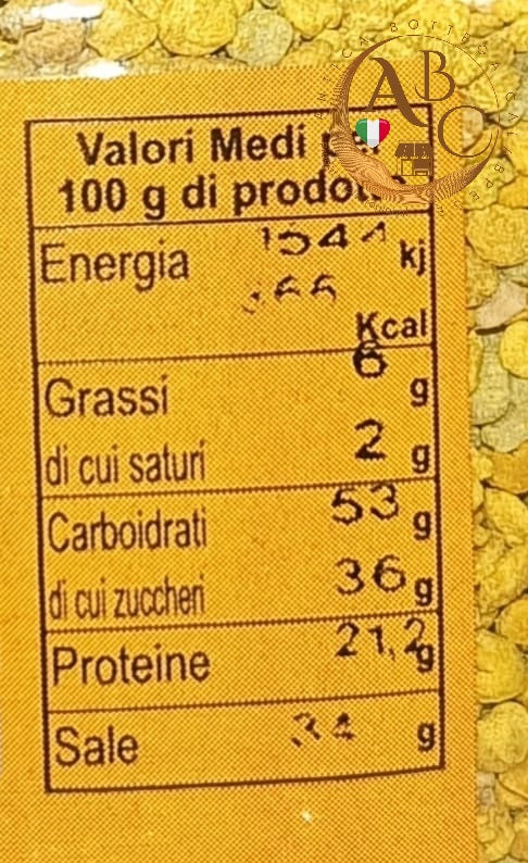 POLLINE DI CASTAGNO CALABRESE IN PUREZZA
