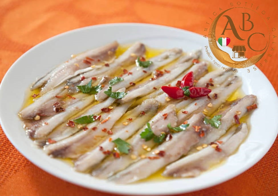 FILETTI DI ACCIUGHE PICCANTI 200 gr. vasetto vetro