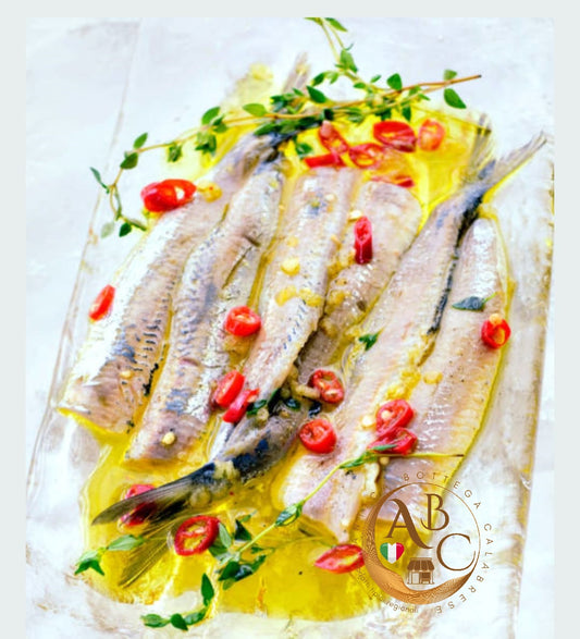 ACCIUGHE PEPATE SOTT'OLIO 300 GR.