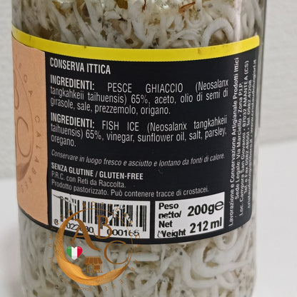 CAPRICCIO DI PESCE MARINATO DOLCE (Rosamarina Marinata) 100 e 200 gr.