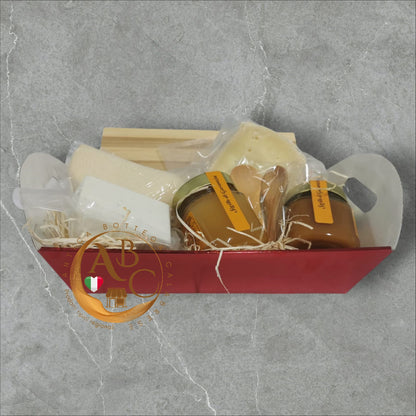 CESTA BOX FORMAGGI E MIELE ALLA CALABRESE