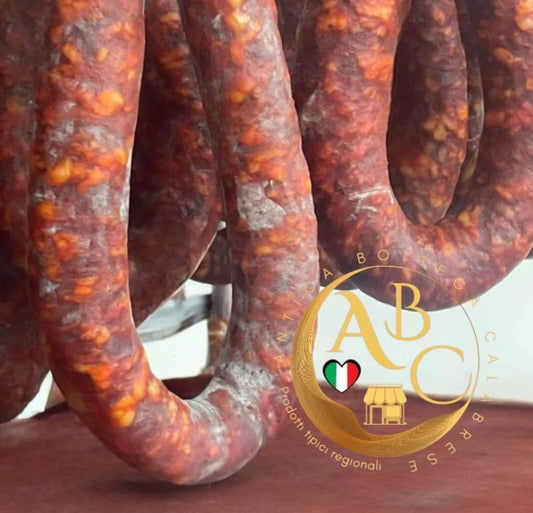 SALSICCIA CALABRESE SILANA CURVA ROSSA DOLCE o PICCANTE
