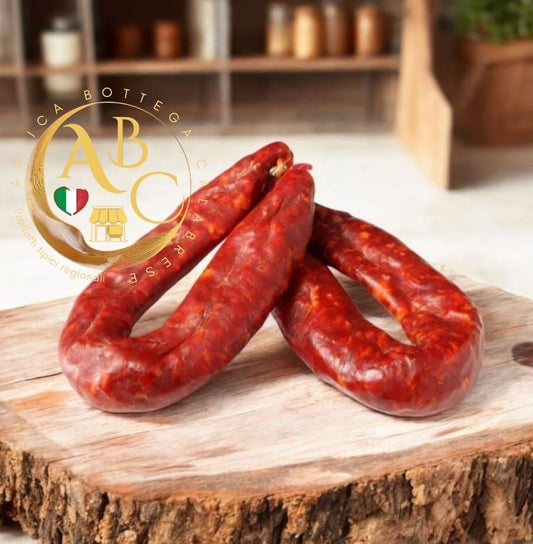 SALSICCIA CALABRESE CURVA ROSSA PICCANTE