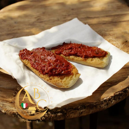 ROSAMARINA SARDELLA NOVELLAME O NUNNATA CALABRESE PICCANTE 100 e 200 GR.