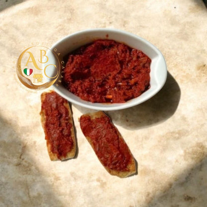 ROSAMARINA SARDELLA NOVELLAME O NUNNATA CALABRESE PICCANTE 100 e 200 GR.