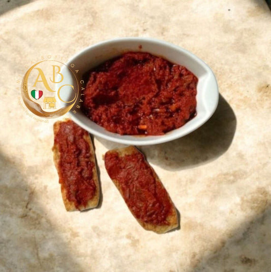 ROSAMARINA SARDELLA NOVELLAME O NUNNATA CALABRESE PICCANTE 100 e 200 GR.