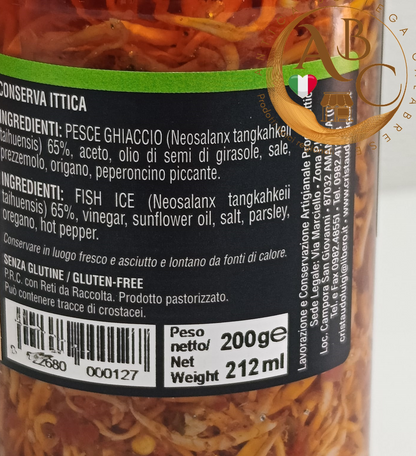 CAPRICCIO DI PESCE MARINATO PICCANTE 200 gr